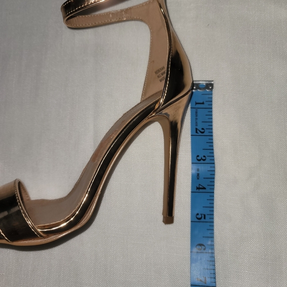 Charlotte Russe Rebekah, open toe Stiletto, cooper color 5' heal - Picture 9 of 9